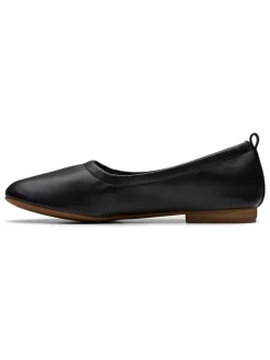 Leder-Ballerinas "Fawna" in Schwarz>Clarks Outlet
