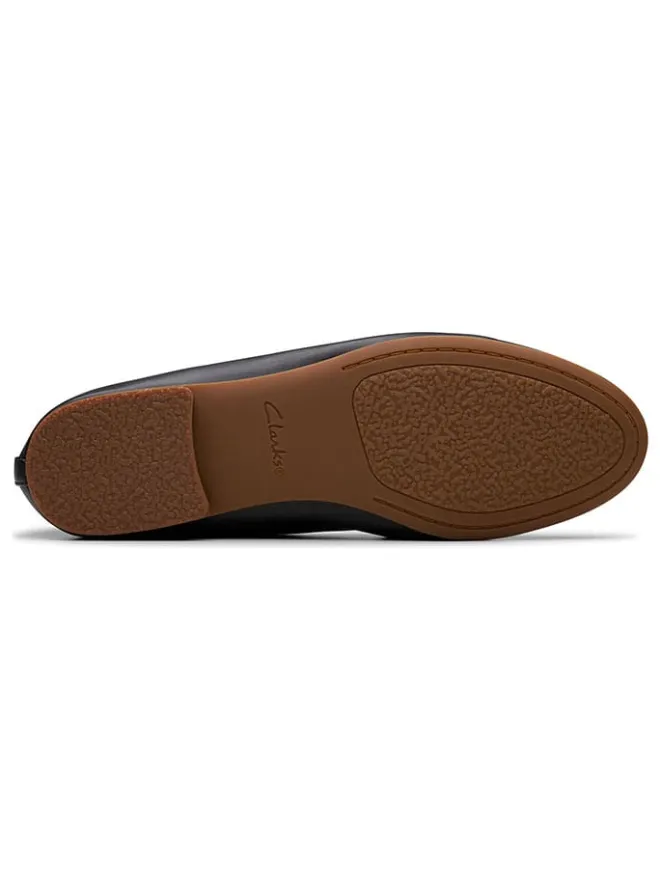 Leder-Ballerinas "Fawna" in Schwarz>Clarks Outlet