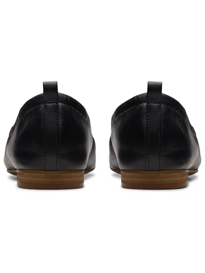 Leder-Ballerinas "Fawna" in Schwarz>Clarks Outlet