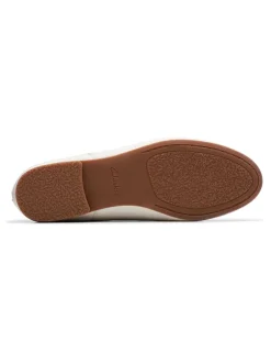 Leder-Ballerinas ''Fawna'' in Weiß><noscript><img width=