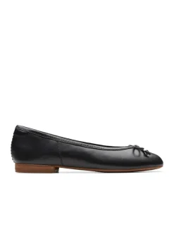 Leder-Ballerinas "Fawna" in Schwarz>Clarks