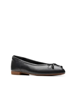 Leder-Ballerinas "Fawna" in Schwarz>Clarks