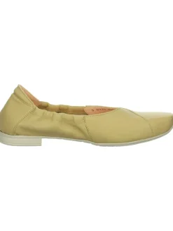 Leder-Ballerinas "Gaudi" in Gelb>Think! Hot