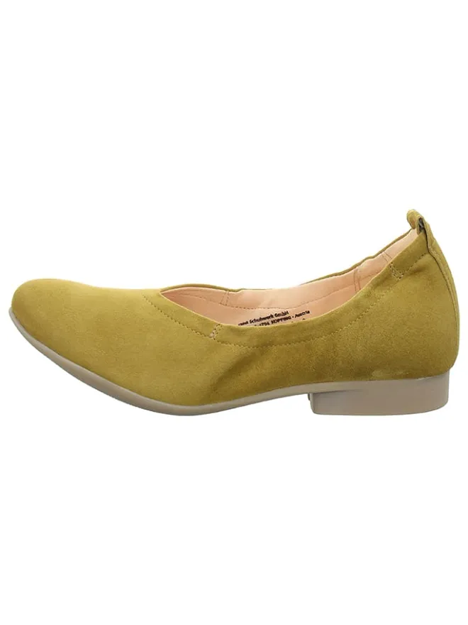 Think! Ballerinas^Leder-Ballerinas "Guad2" in Gelb