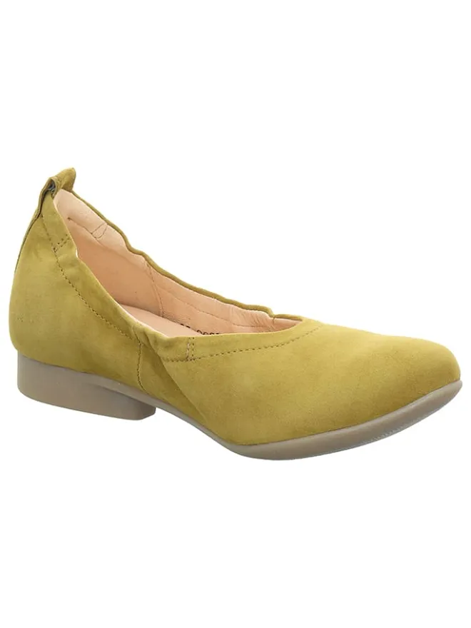 Think! Ballerinas^Leder-Ballerinas "Guad2" in Gelb