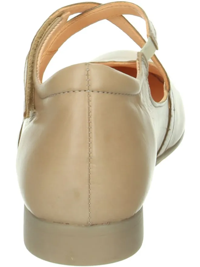 Think! Ballerinas^Leder-Ballerinas "Guad2" in Taupe