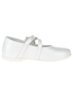 Leder-Ballerinas "Happy dance" in Weiß>Primigi