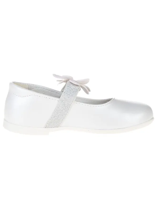 Leder-Ballerinas "Happy dance" in Weiß>Primigi Best