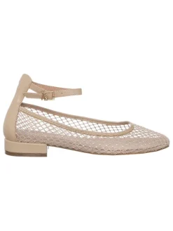 Leder-Ballerinas in Beige>Patrizia Pepe Discount