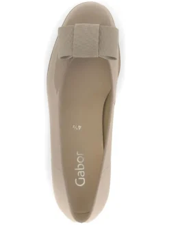 Leder-Ballerinas in Beige>Gabor Sale