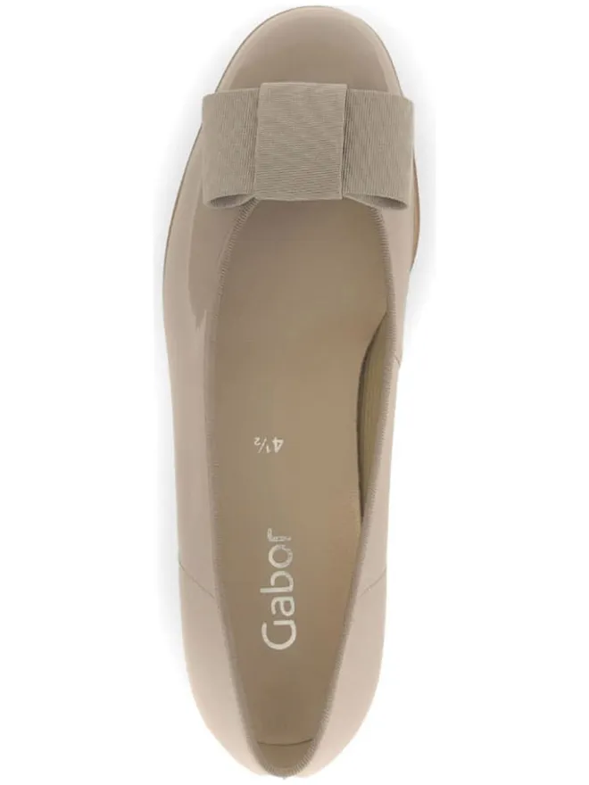Leder-Ballerinas in Beige>Gabor Sale