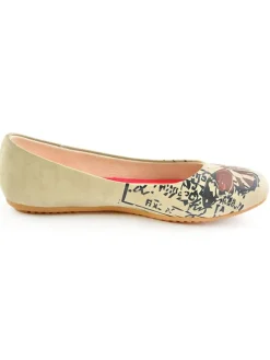 Goby Ballerinas^Leder-Ballerinas in Beige
