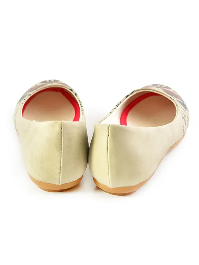 Goby Ballerinas^Leder-Ballerinas in Beige