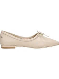Leder-Ballerinas in Beige>Wojas Online