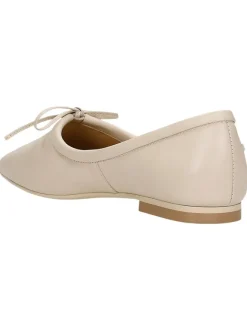 Leder-Ballerinas in Beige><noscript><img width=