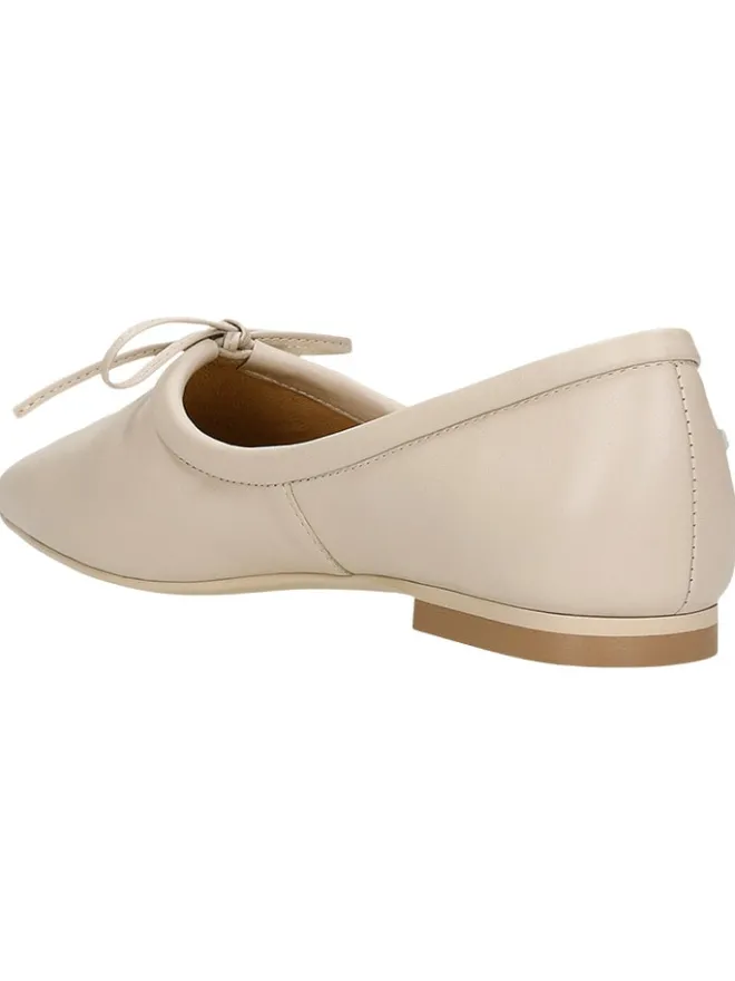 Leder-Ballerinas in Beige>Wojas Online