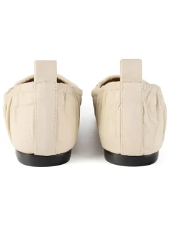 Leder-Ballerinas in Beige><noscript><img width=
