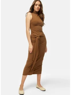 Leder-Ballerinas in Beige><noscript><img width=