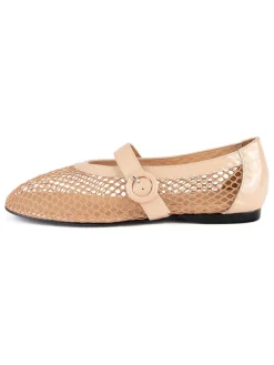 loft37 Ballerinas^Leder-Ballerinas in Beige