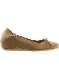 Leder-Ballerinas in Beige>Högl Sale