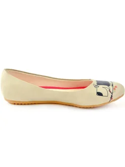 Goby Ballerinas^Leder-Ballerinas in Beige