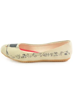 Goby Ballerinas^Leder-Ballerinas in Beige
