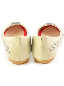Goby Ballerinas^Leder-Ballerinas in Beige