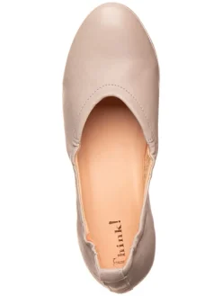 Leder-Ballerinas in Beige><noscript><img width=