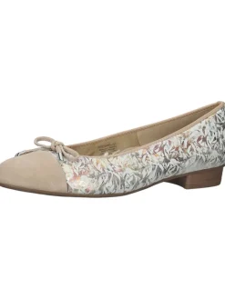 Leder-Ballerinas in Beige>Ara Shoes