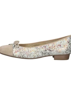 Leder-Ballerinas in Beige>Ara Shoes