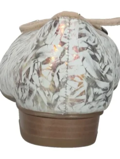 Leder-Ballerinas in Beige><noscript><img width=