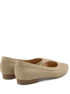 LaShoe Ballerinas^Leder-Ballerinas in Beige