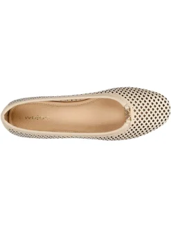 Leder-Ballerinas in Beige><noscript><img width=