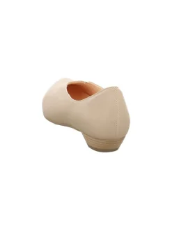 Leder-Ballerinas in Beige><noscript><img width=