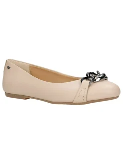 Wojas Ballerinas^Leder-Ballerinas in Beige