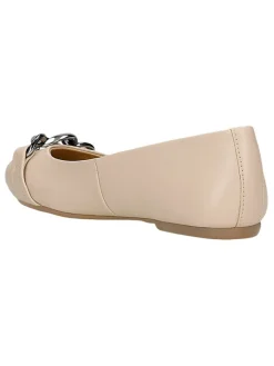Wojas Ballerinas^Leder-Ballerinas in Beige