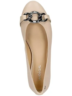 Wojas Ballerinas^Leder-Ballerinas in Beige