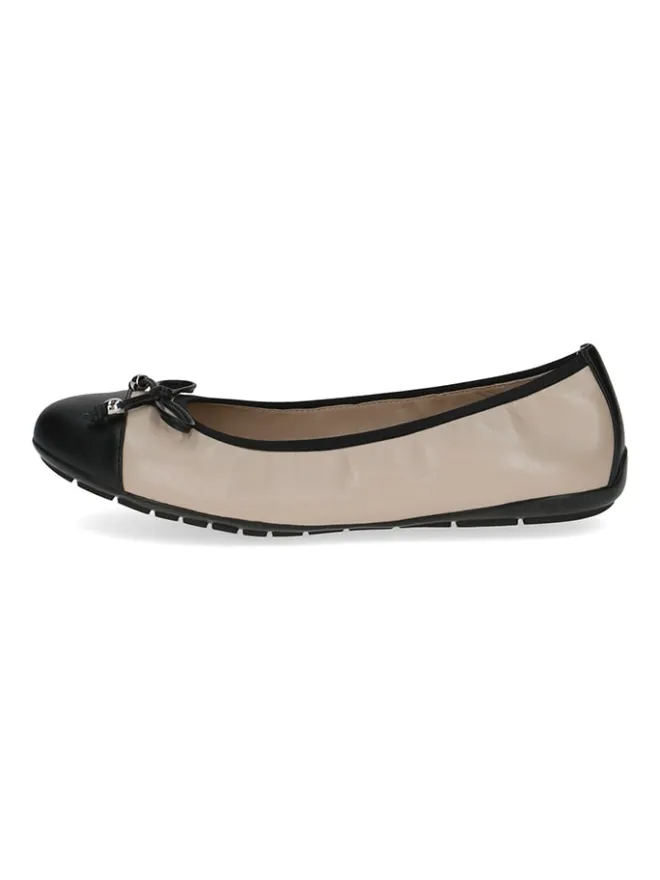 Caprice Ballerinas^Leder-Ballerinas in Beige