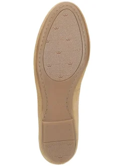 Leder-Ballerinas in Beige><noscript><img width=