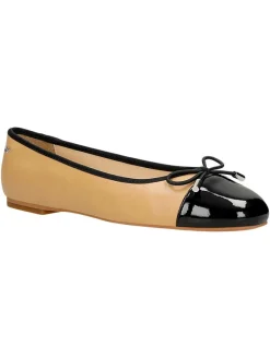 Wojas Ballerinas^Leder-Ballerinas in Beige/ Schwarz