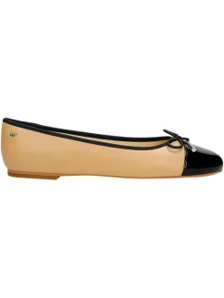 Wojas Ballerinas^Leder-Ballerinas in Beige/ Schwarz