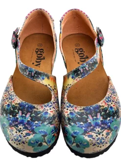 Goby Ballerinas^Leder-Ballerinas in Blau