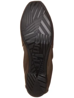 Leder-Ballerinas in Braun><noscript><img width=