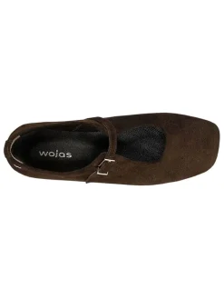 Wojas Ballerinas^Leder-Ballerinas in Braun