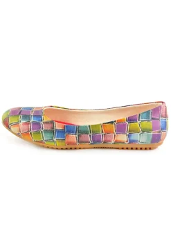 Goby Ballerinas^Leder-Ballerinas in Bunt