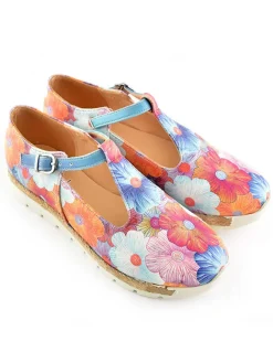 Leder-Ballerinas in Bunt>Goby New