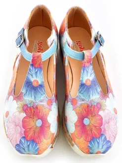 Leder-Ballerinas in Bunt>Goby New