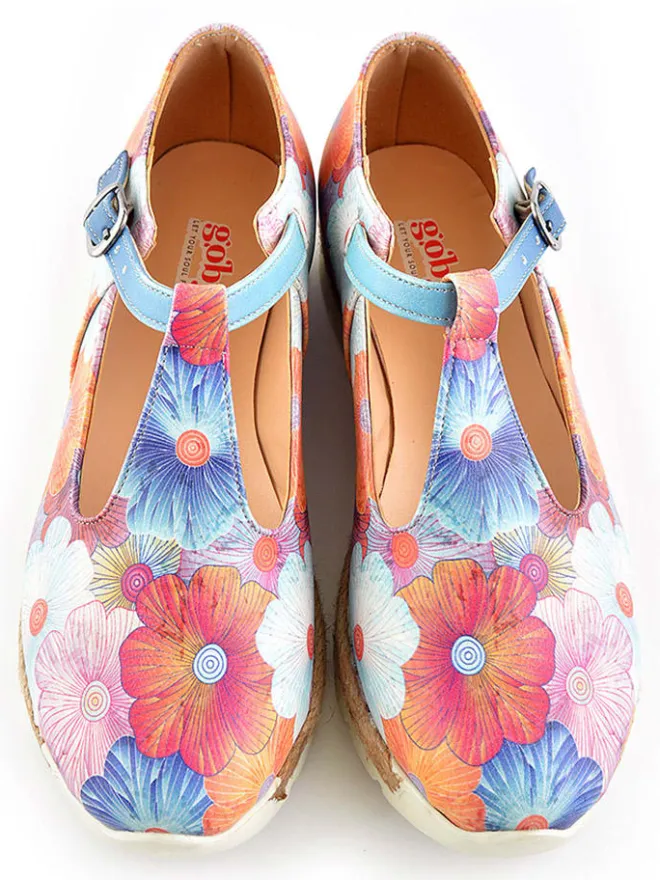 Leder-Ballerinas in Bunt>Goby New