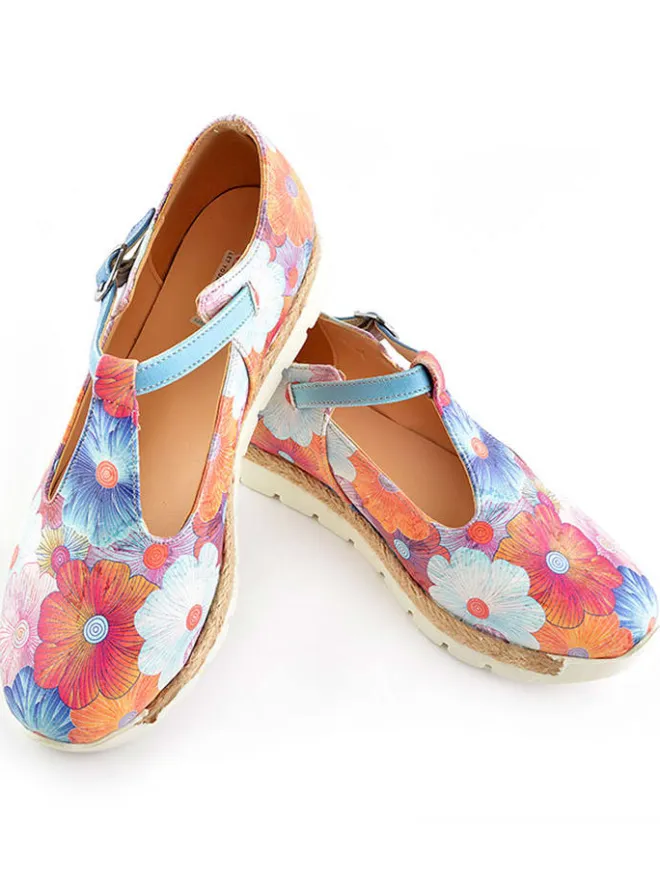 Leder-Ballerinas in Bunt>Goby New