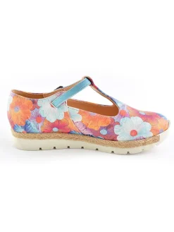 Leder-Ballerinas in Bunt><noscript><img width=
